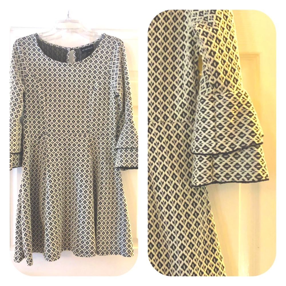 Black/white My Michelle Knit Dress